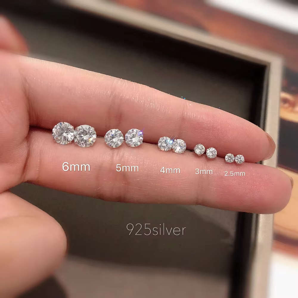925 Silver Tiny CZ Stud Earrings – Lilvelle jewellery edit