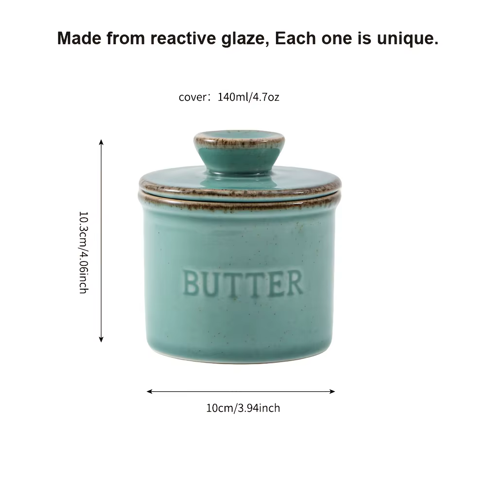 French Ceramic Butter Crock