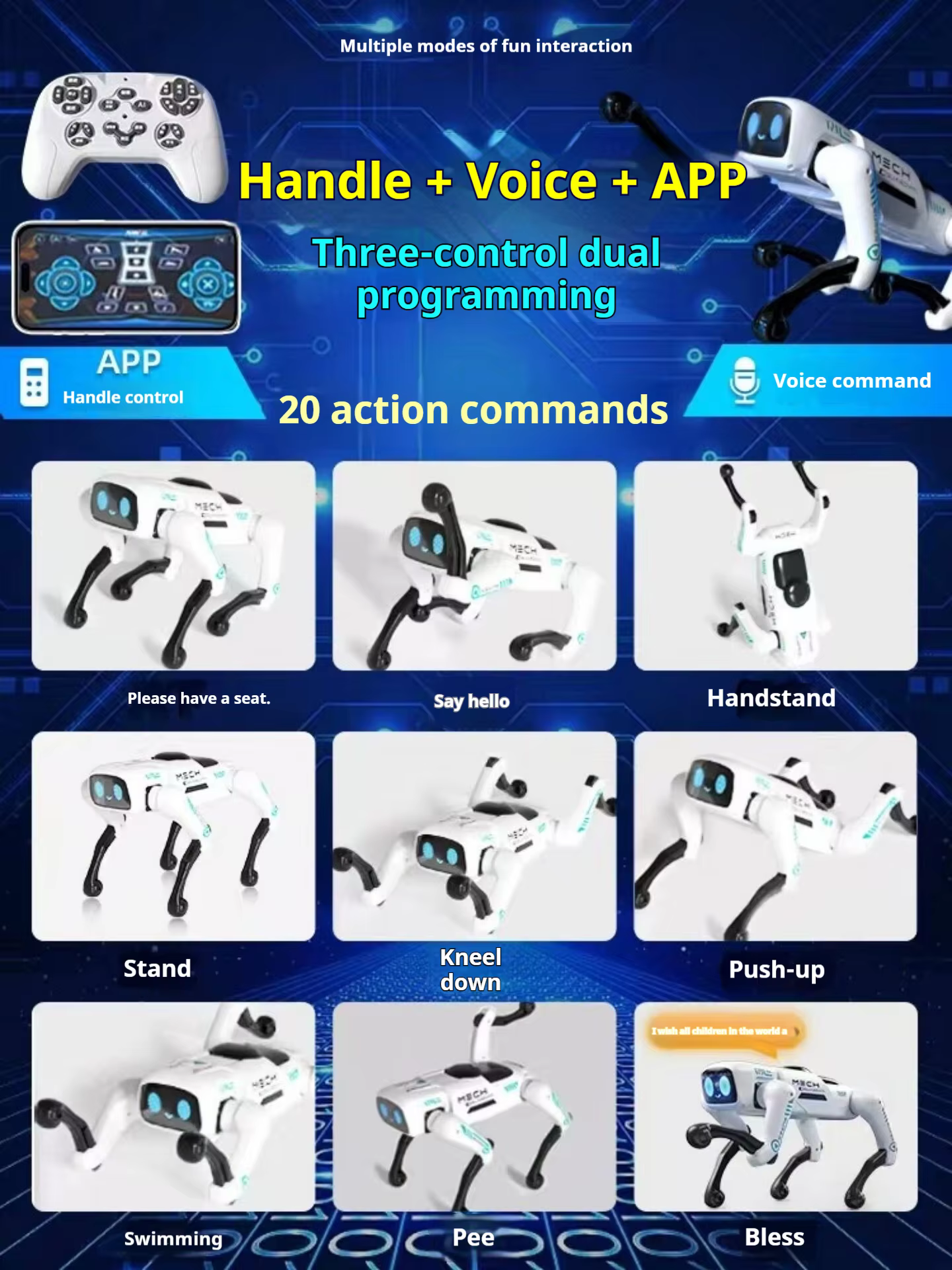 Programmable Robot Dog Companion