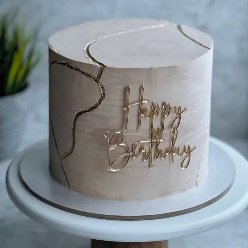 Birthday Girl Gold Cake Topper – Lilvelle birthday finds