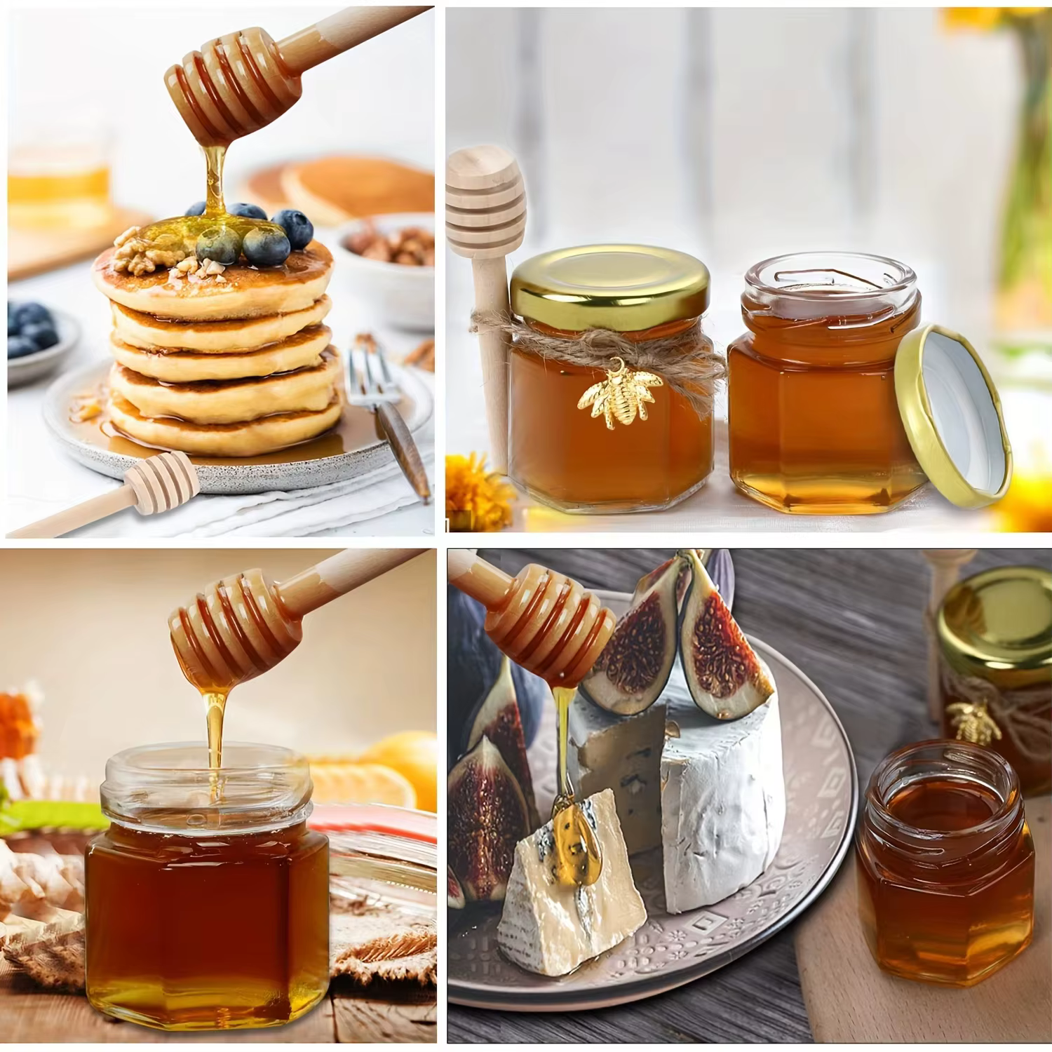 Mini Glass Topping Jars