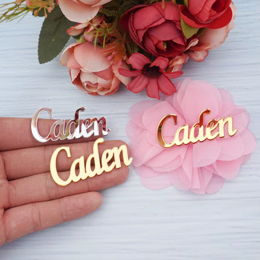 Mirror Acrylic Name Place Cards – Lilvelle The Personalised Edit find