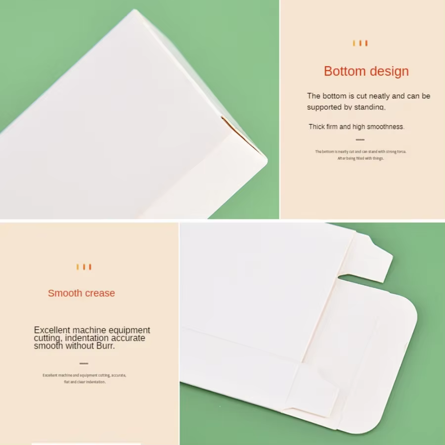 White Folding Treat Boxes