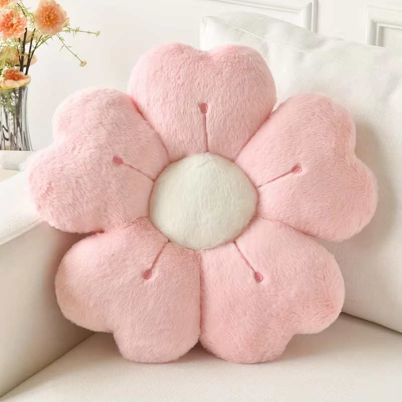 Flower-Shaped Plush Cushion – Lilvelle kids bedroom & nursery find