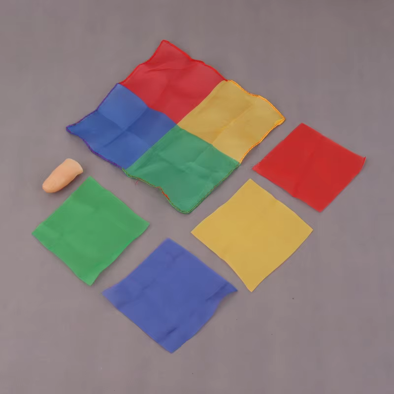 Four scarves into one trick – Lilvelle Chanukah magic party