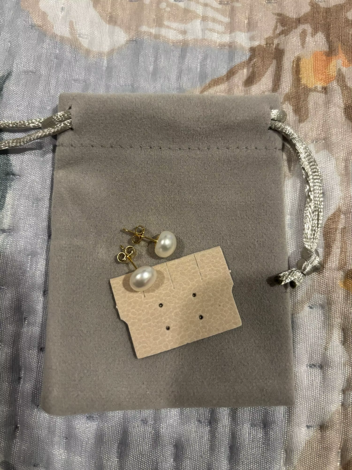 Pearl Stud Earrings