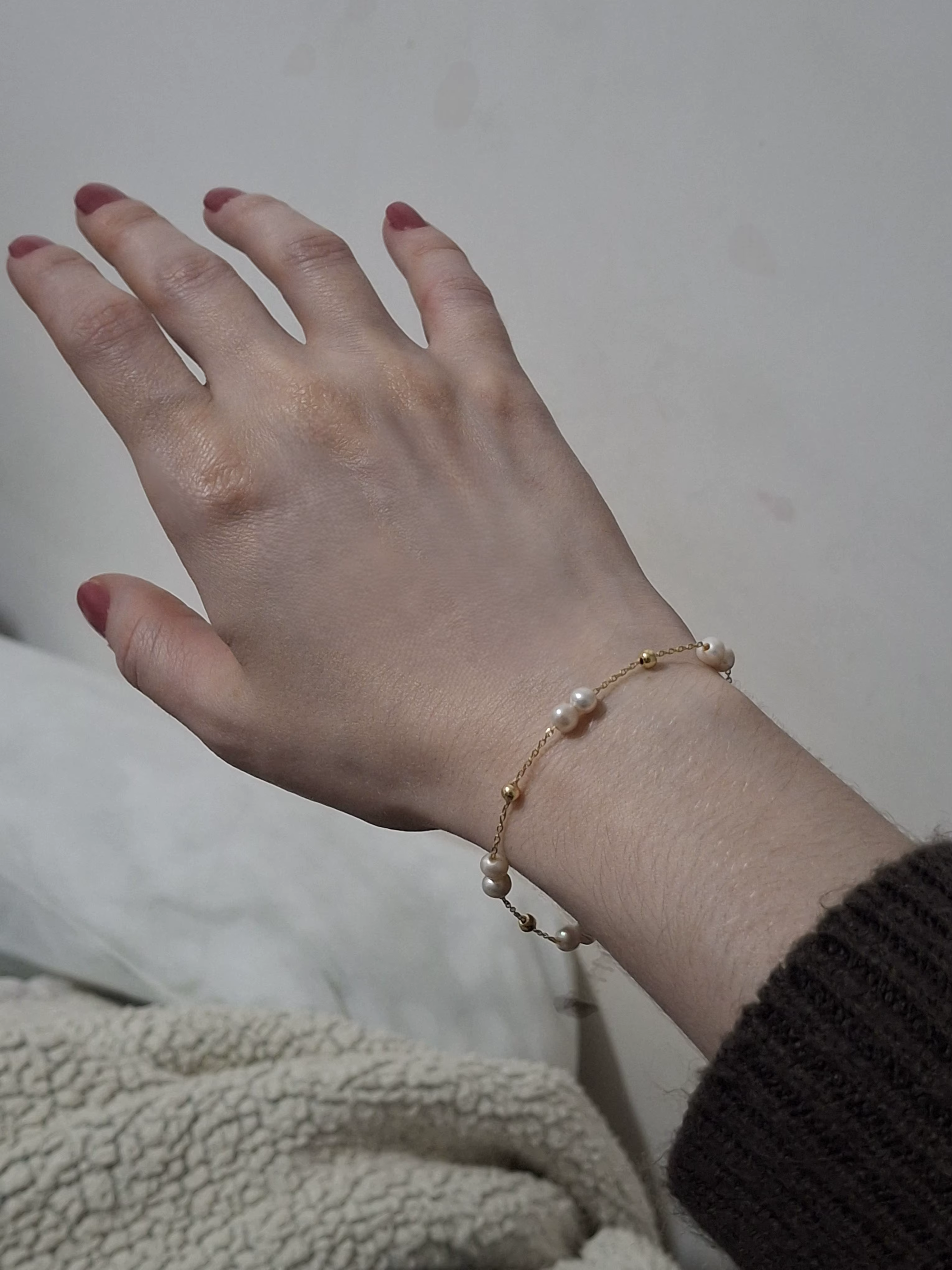 Pearl Chain Bracelet