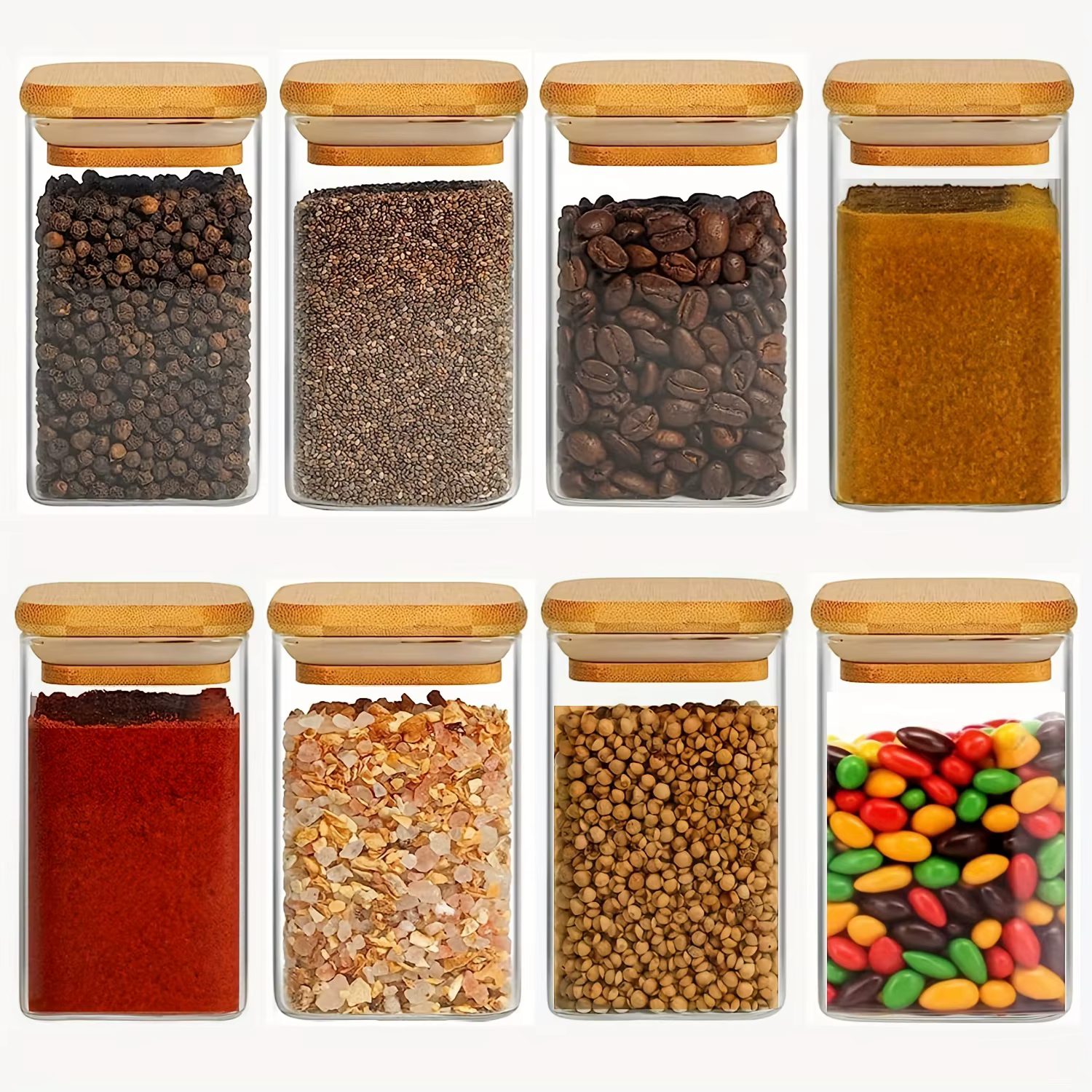 Glass jars with airtight lids – Lilvelle Chanukah party finds