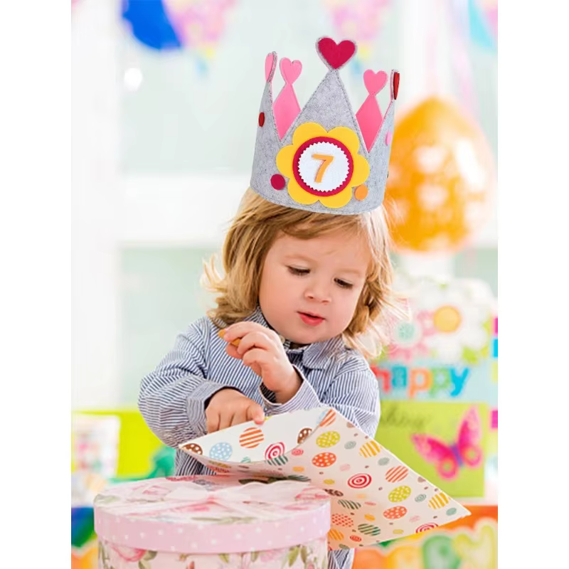 Adjustable Birthday Crown Hat