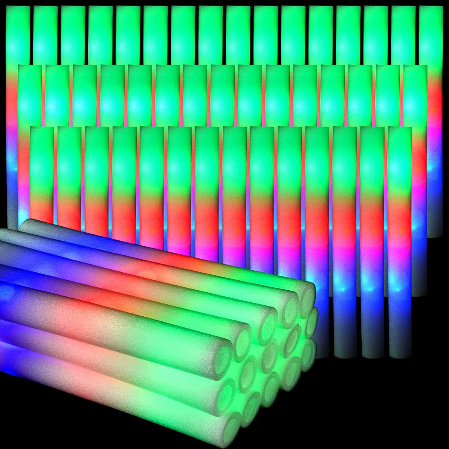 Foam glow sticks (30) – Lilvelle Chanukah party finds