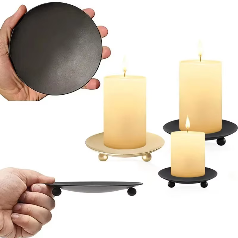 Black Gold Candle Tray – Lilvelle Chanukah party finds