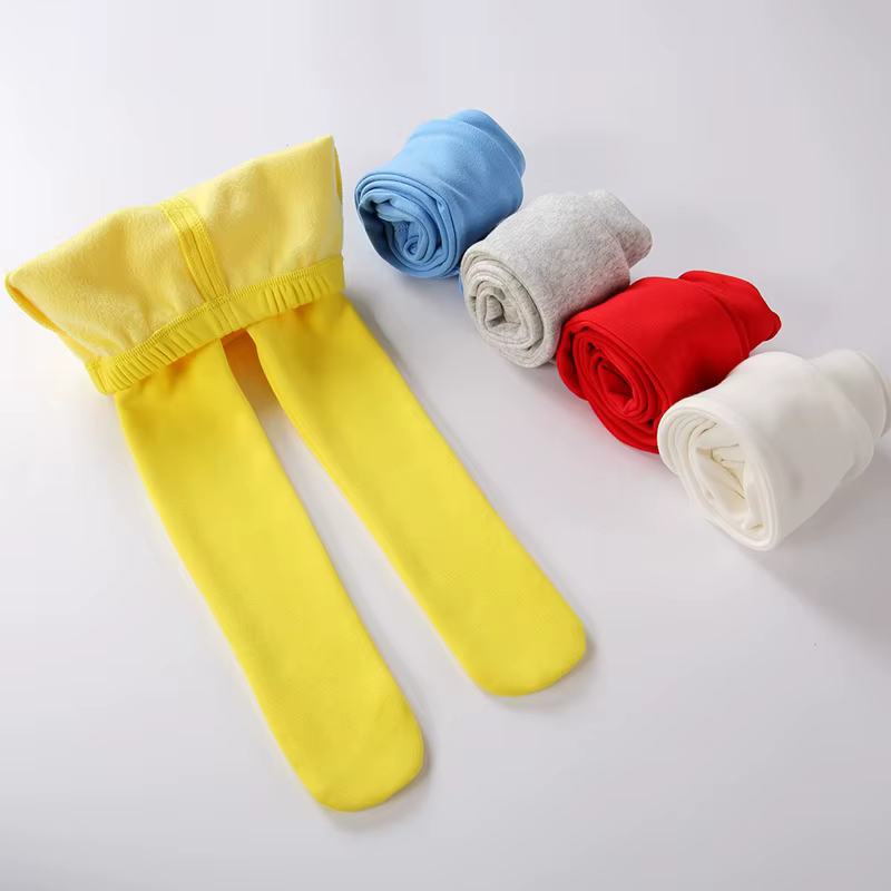 Fleece Baby Footed Leggings from Bloom Family Fashion on AliExpress