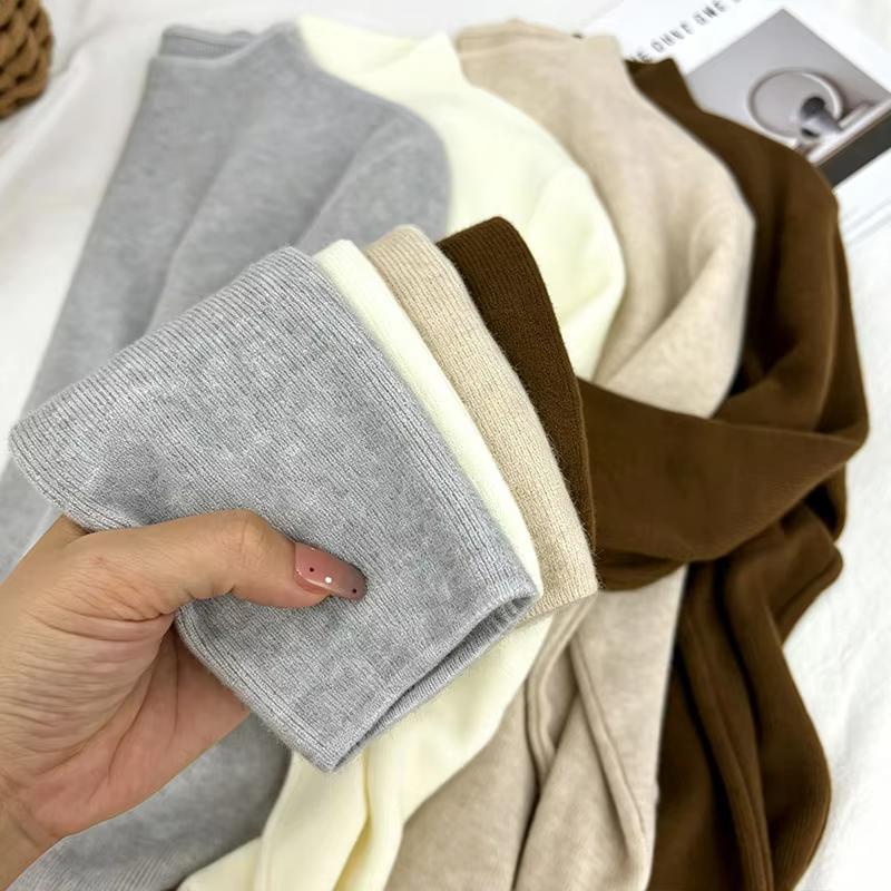 Half-Turtleneck Knit Base Layer