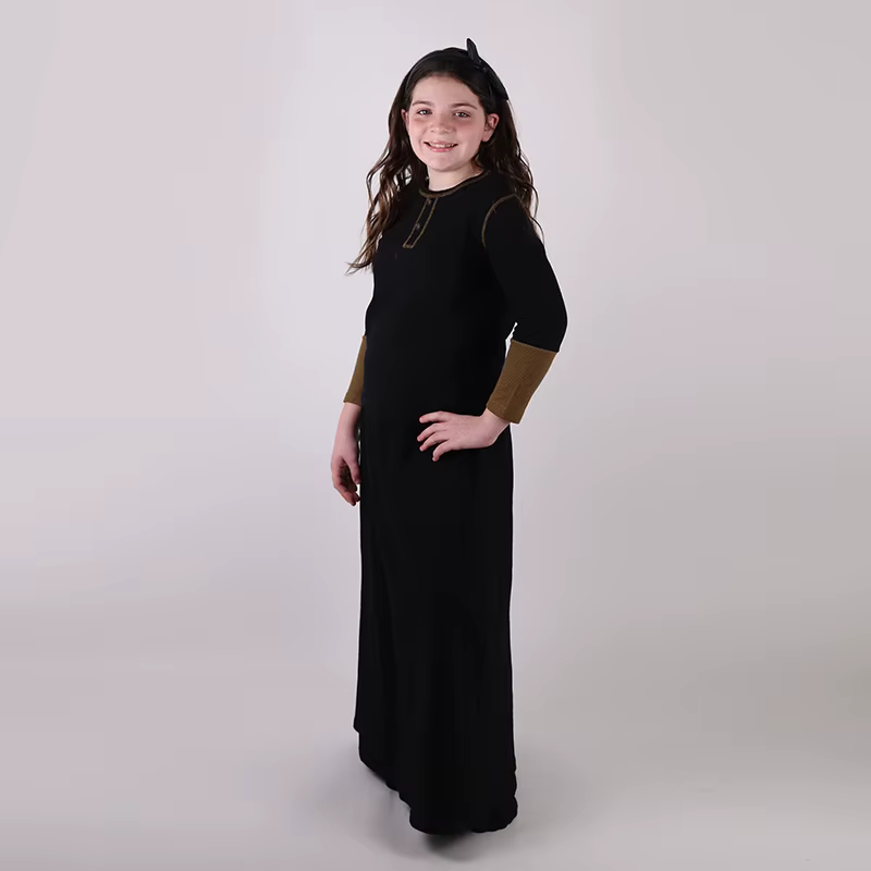 Black Teens' Maxi Skirt from Bloom Family Fashion on AliExpress
