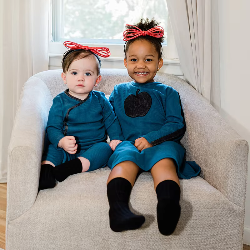 Cotton Ribbed Family Matching Collection – Style 1 from Bloom Family Fashion on AliExpress
