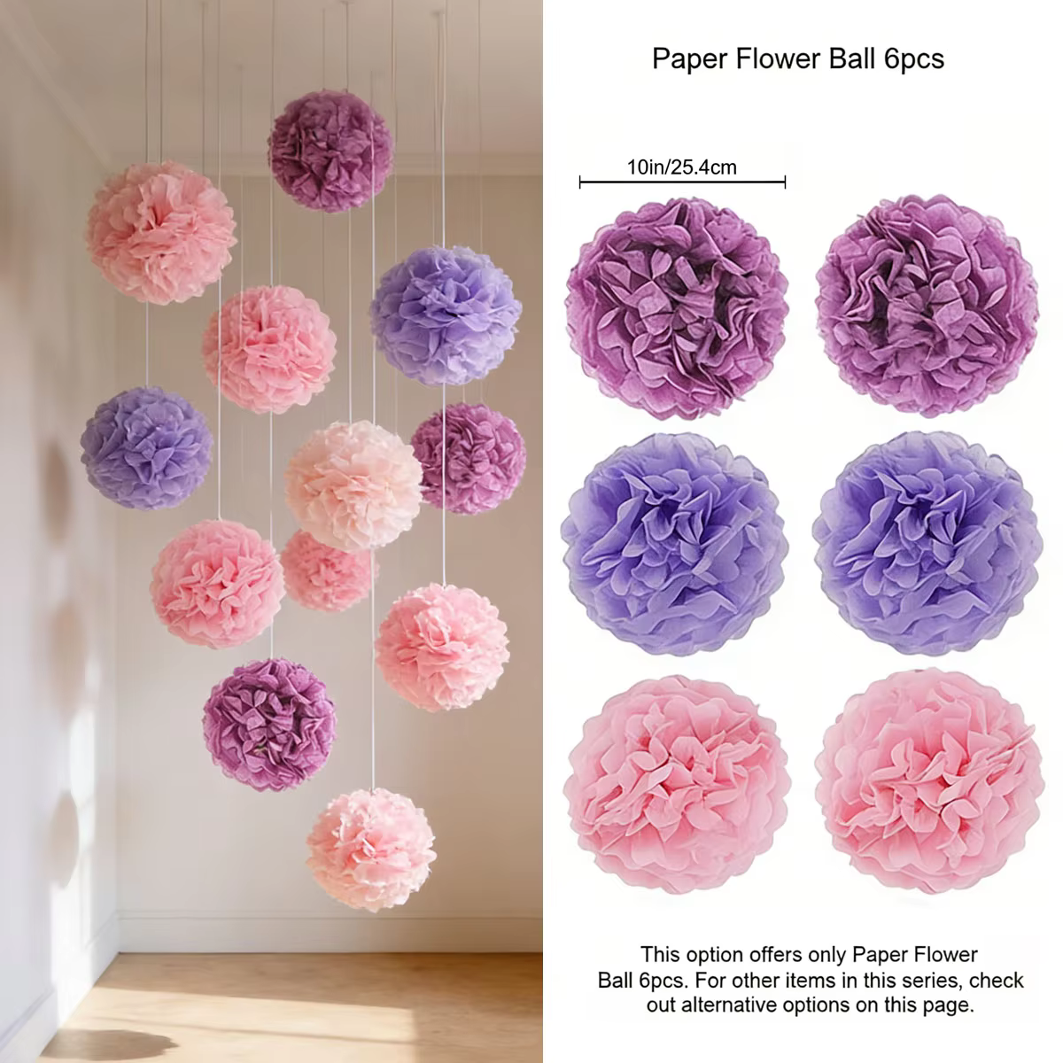 Purple Pink Birthday Decoration Set