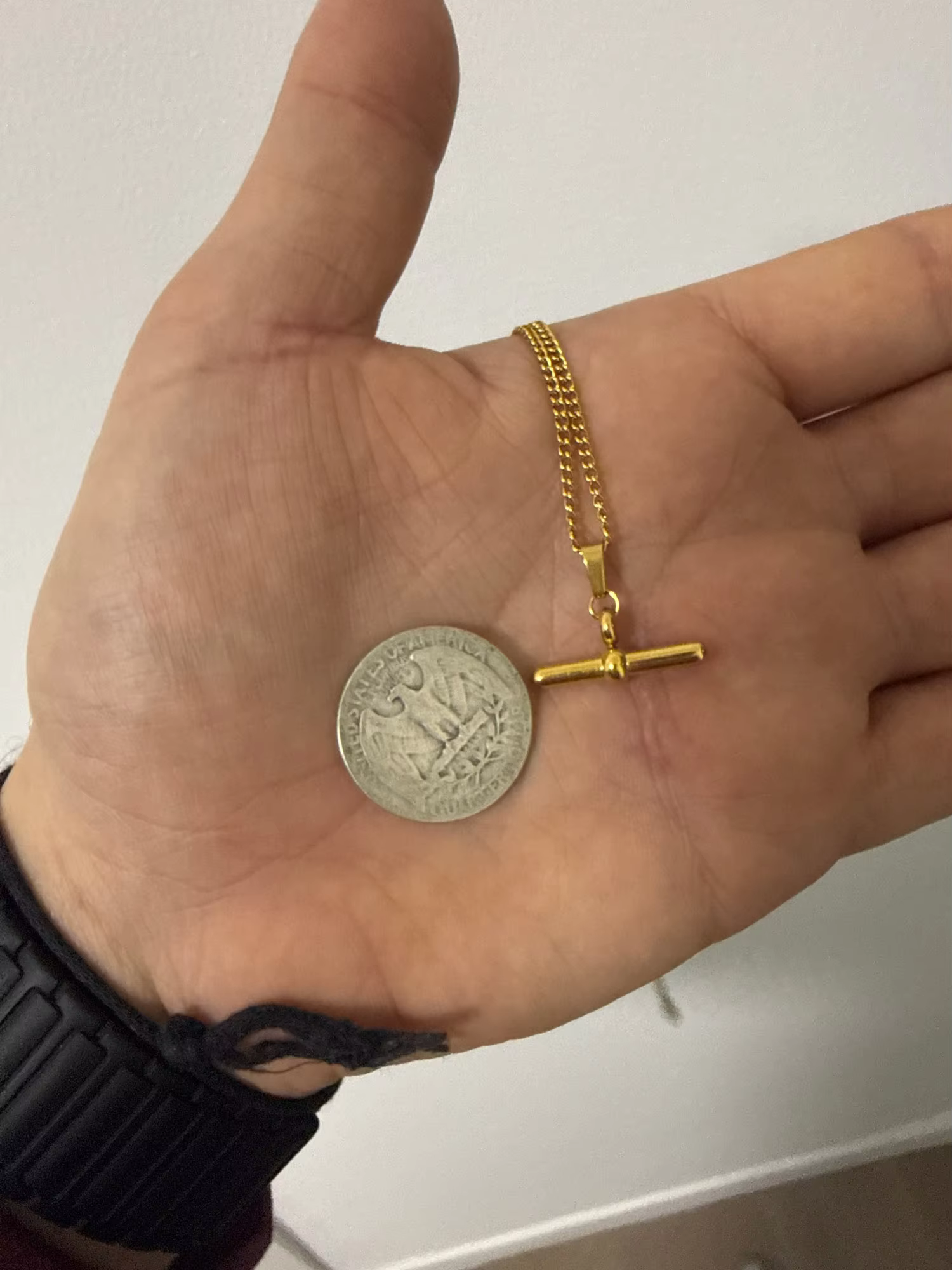 Gold Bar Necklace