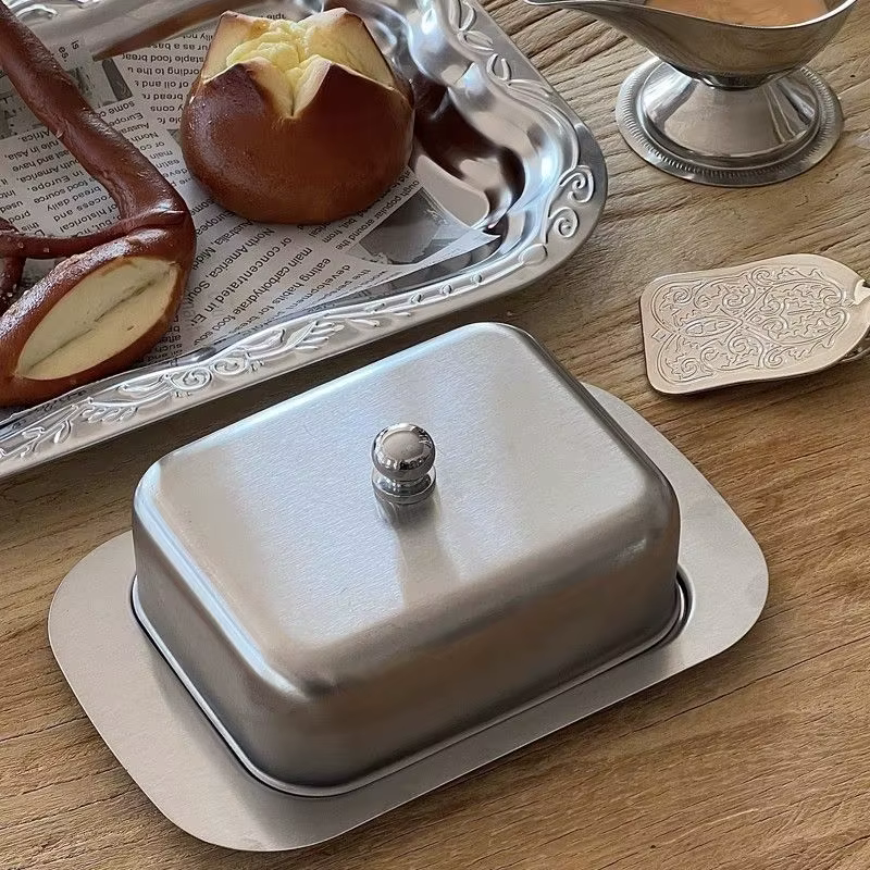 French Butter Dish with Lid