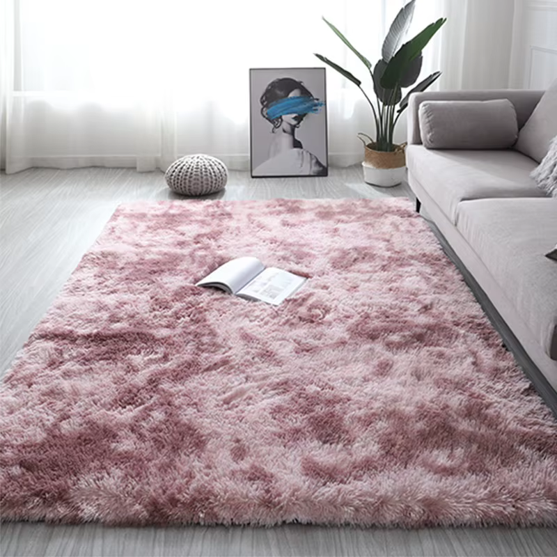 Pastel Rainbow Fluffy Rug