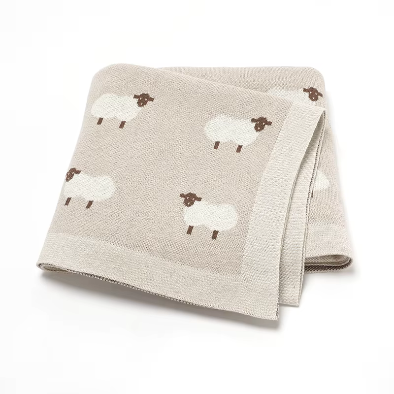 Knitted Lamb Baby Blanket – Lilvelle Baby Corner find