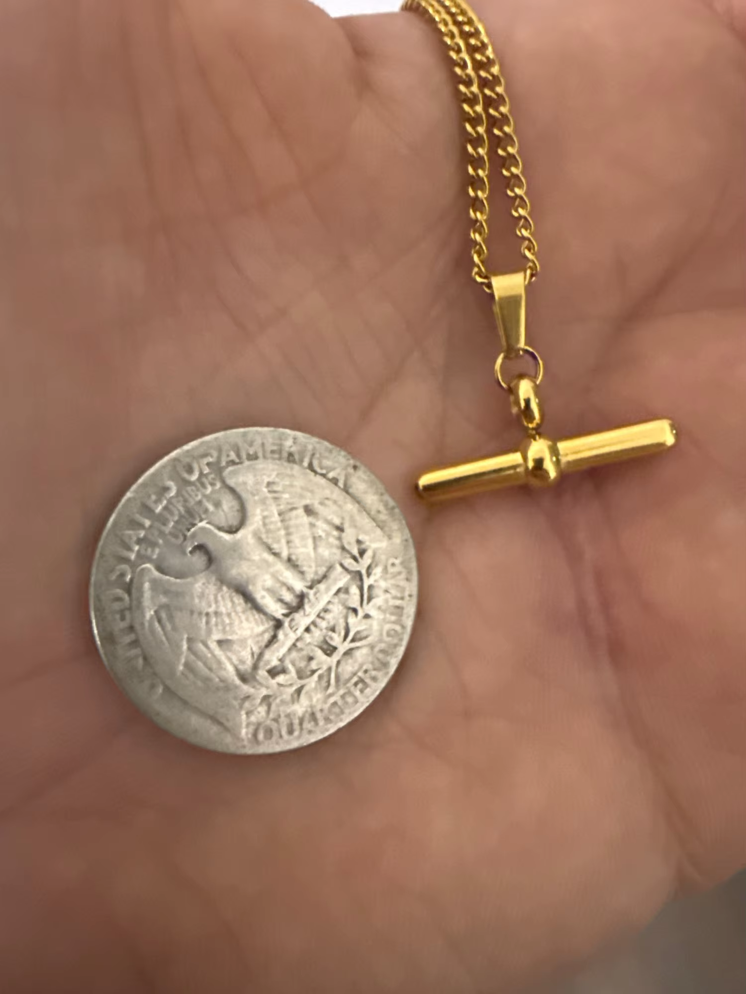Gold Bar Necklace
