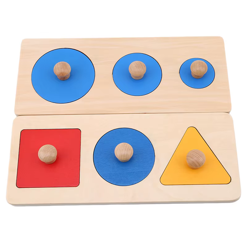 Wooden Shape-Sorting Puzzle