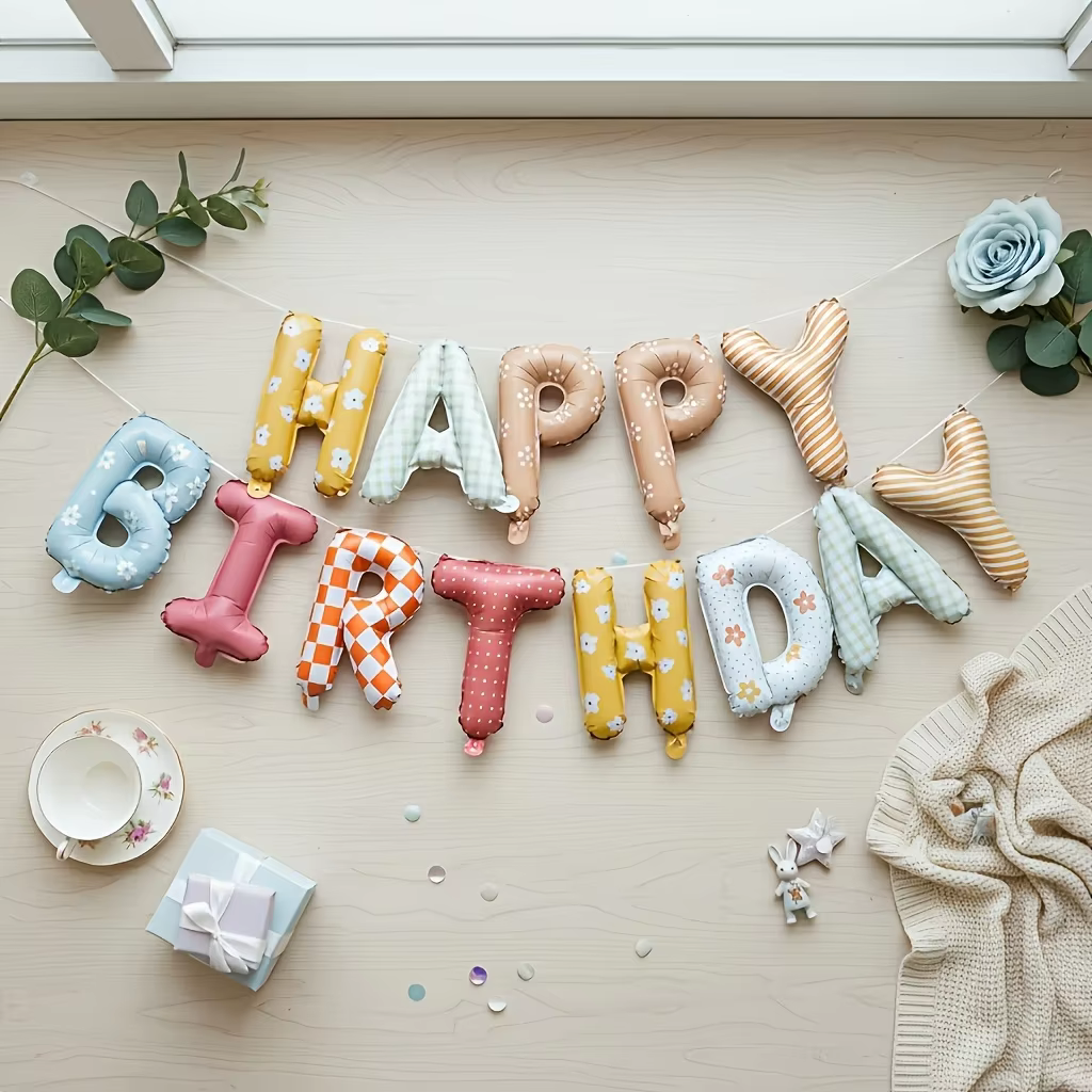 Happy Birthday Letter Balloon Set – Lilvelle birthday finds