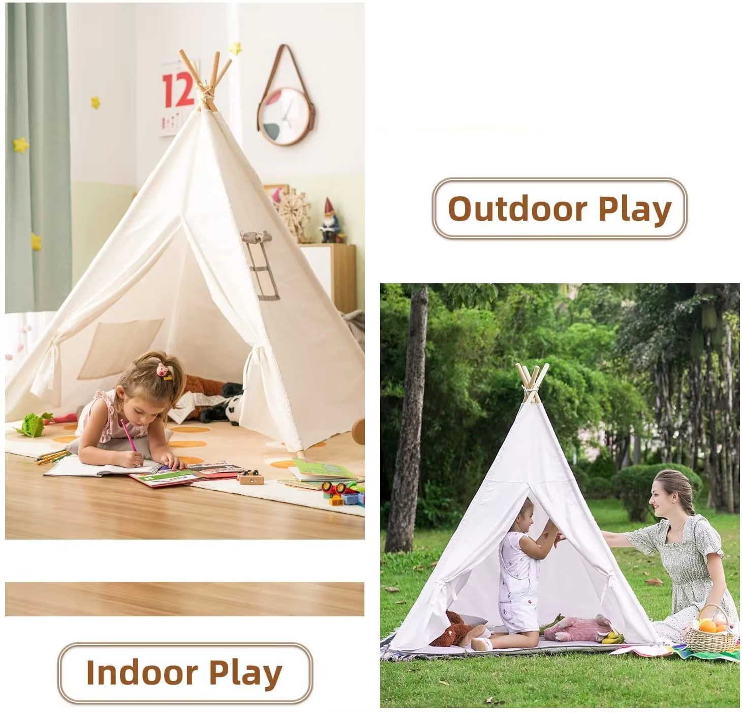 Cosy Teepee Play Tent