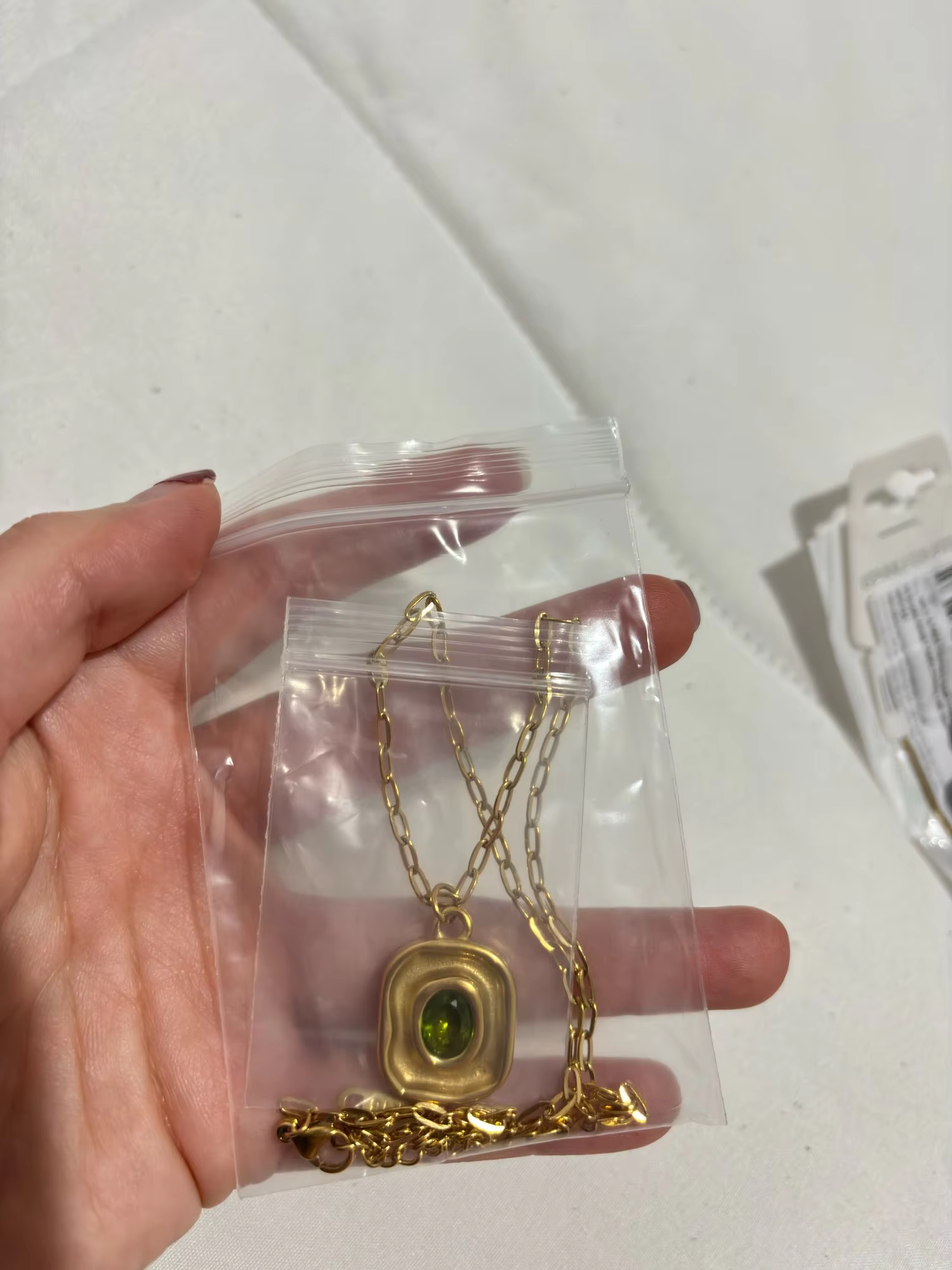 Green Stone Necklace