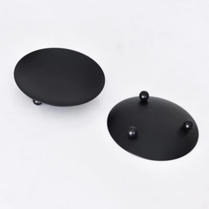 Black Gold Candle Tray