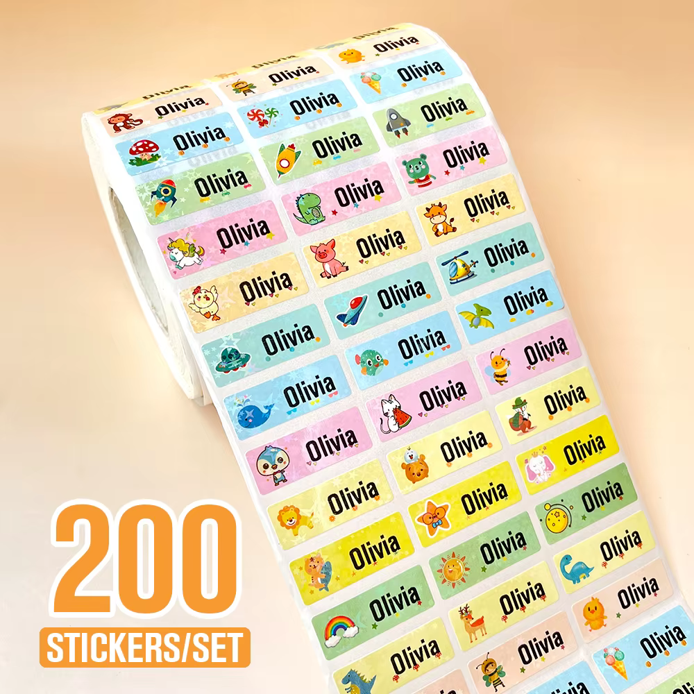 Hebrew & English Name Labels – Lilvelle The Personalised Edit find