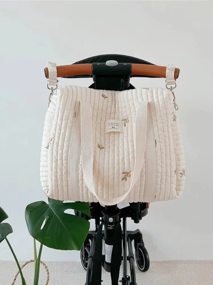 Quilted Embroidered Buggy Bag – Lilvelle Pram & Buggy Extras find