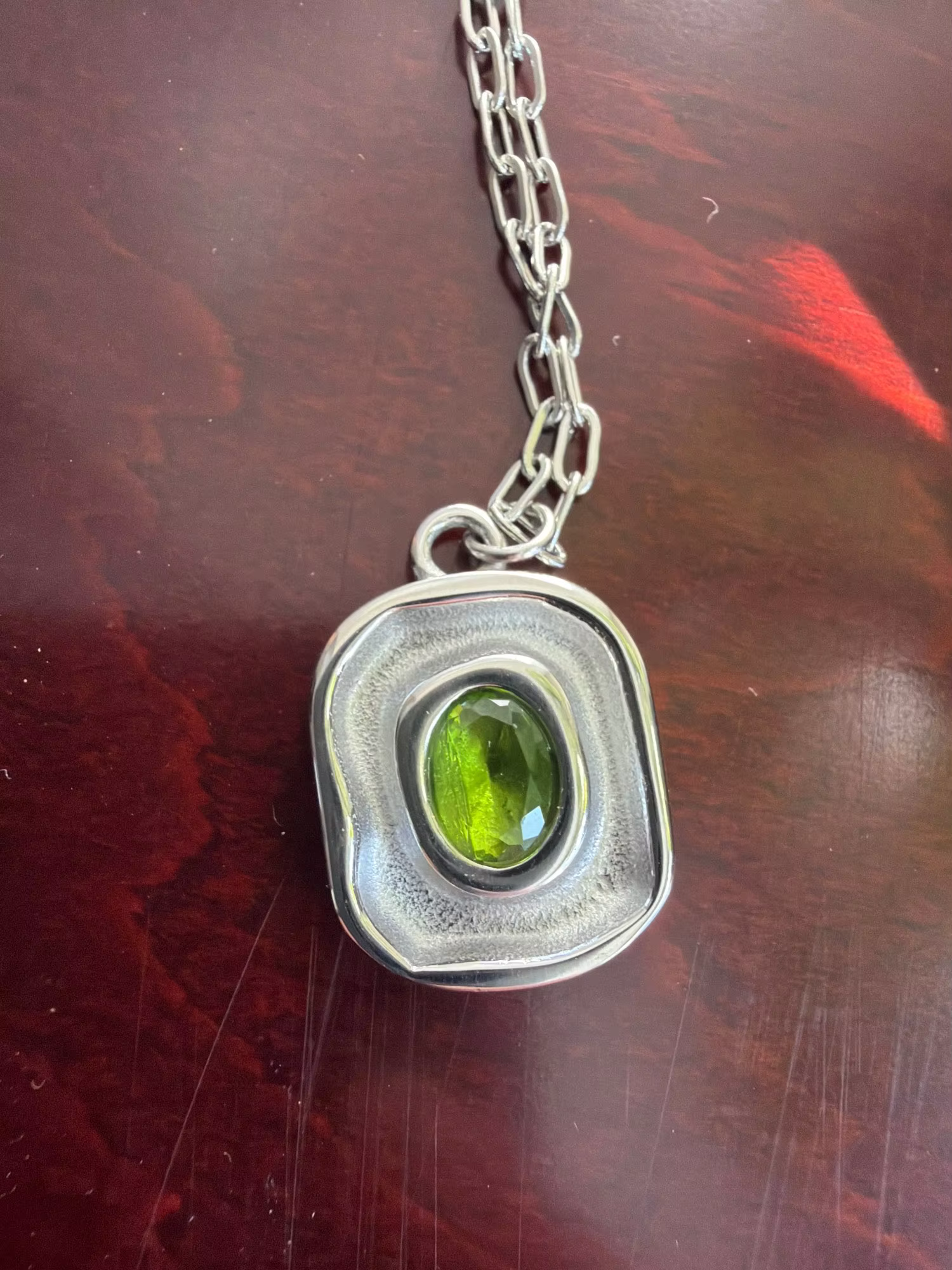 Green Stone Necklace