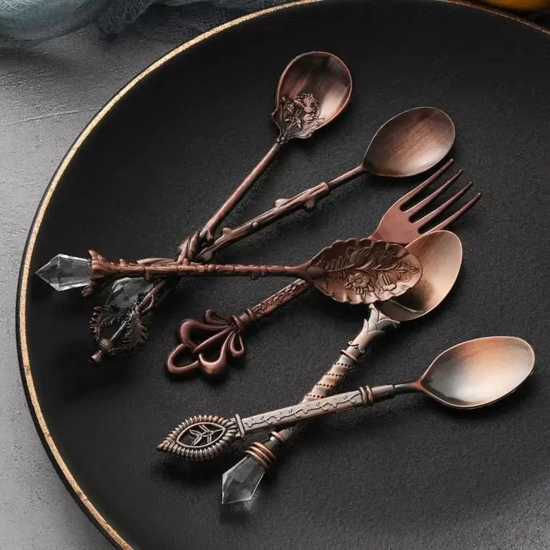Gold Coffee Spoons Set