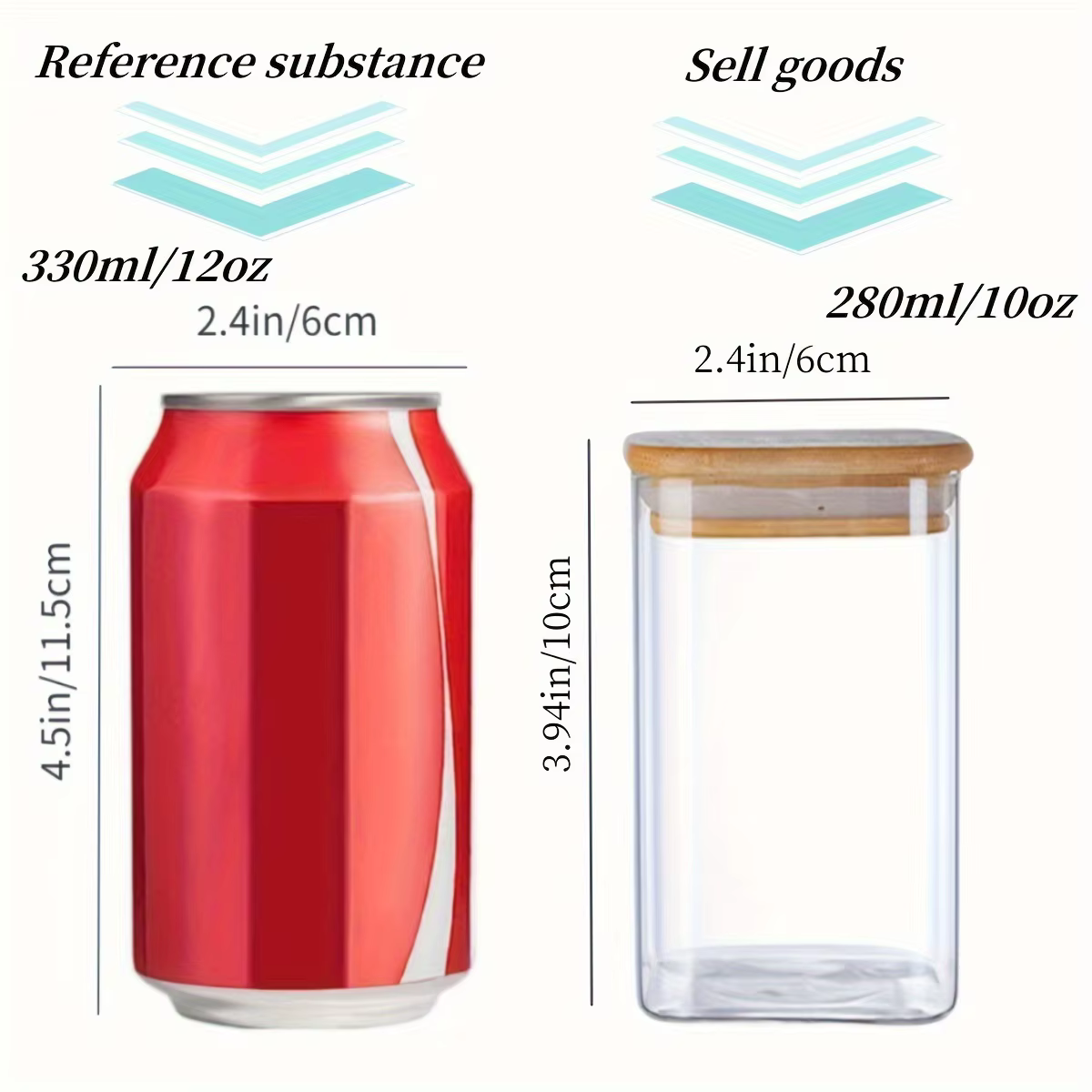 Glass jars with airtight lids