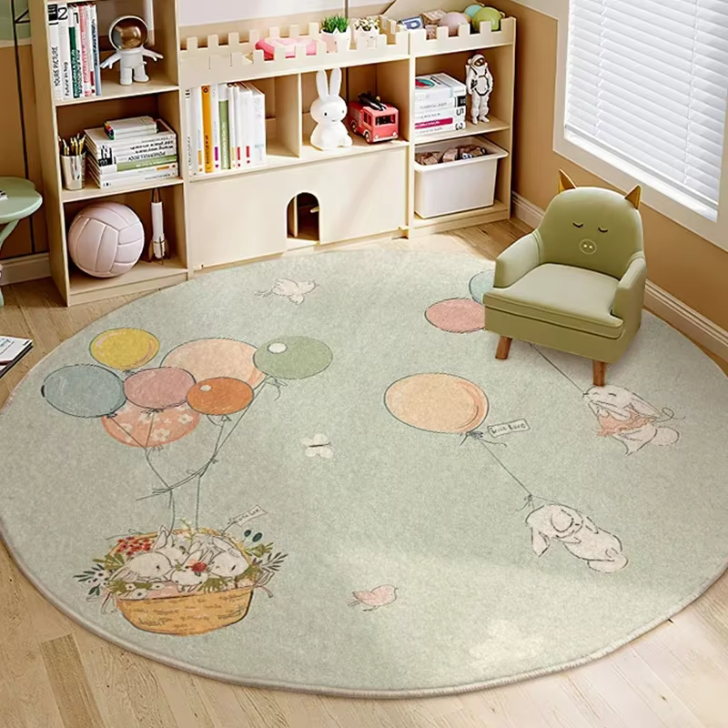 Little Lion Round Rug