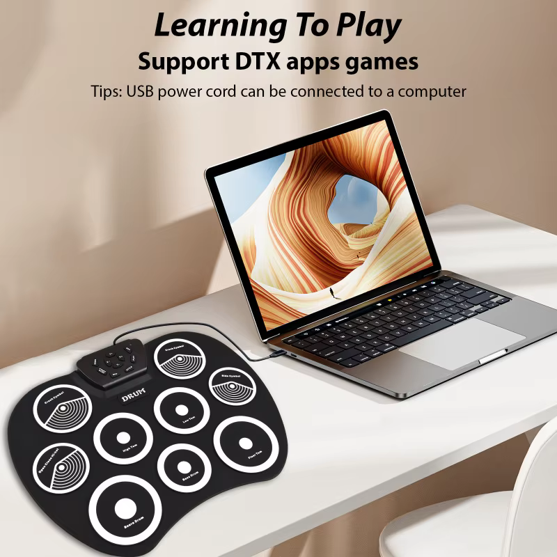 Electronic Roll-Up Drum Kit