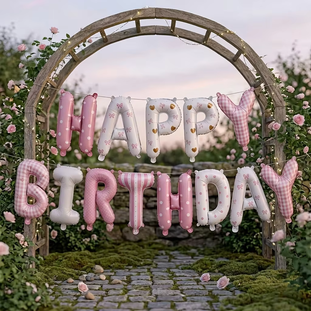 Happy Birthday Foil Letter Balloons