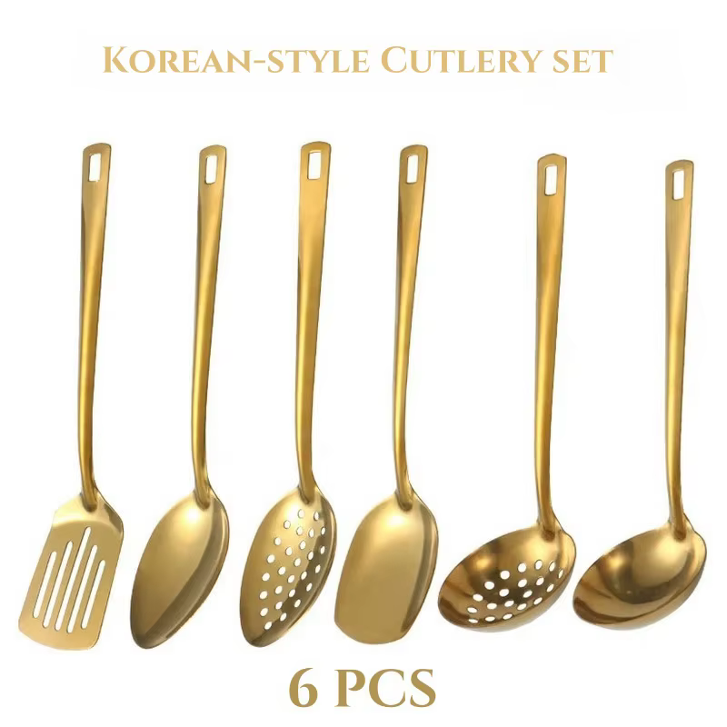 Gold Korean Cutlery Set – Lilvelle For Mum find