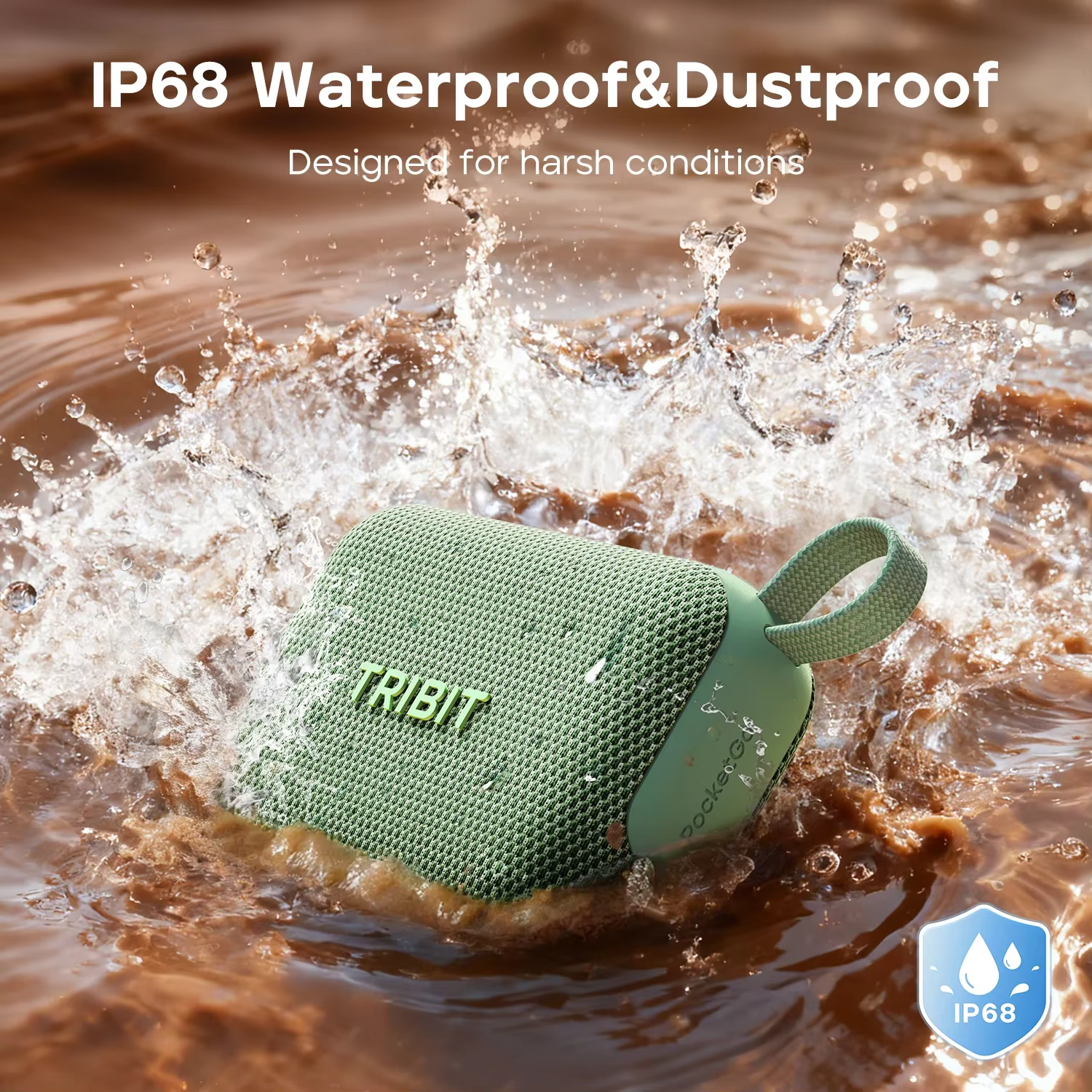 Tribit PocketGo Speaker – Blue