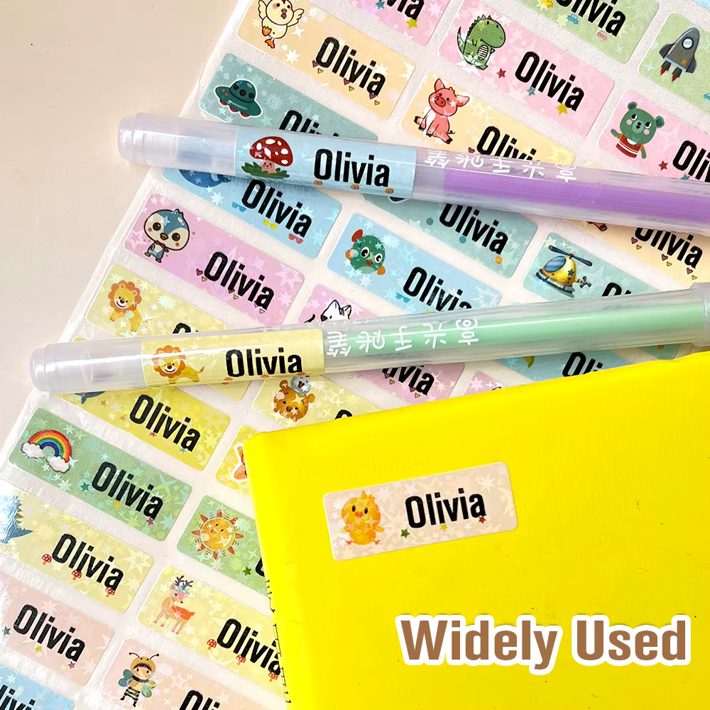 Hebrew & English Name Labels