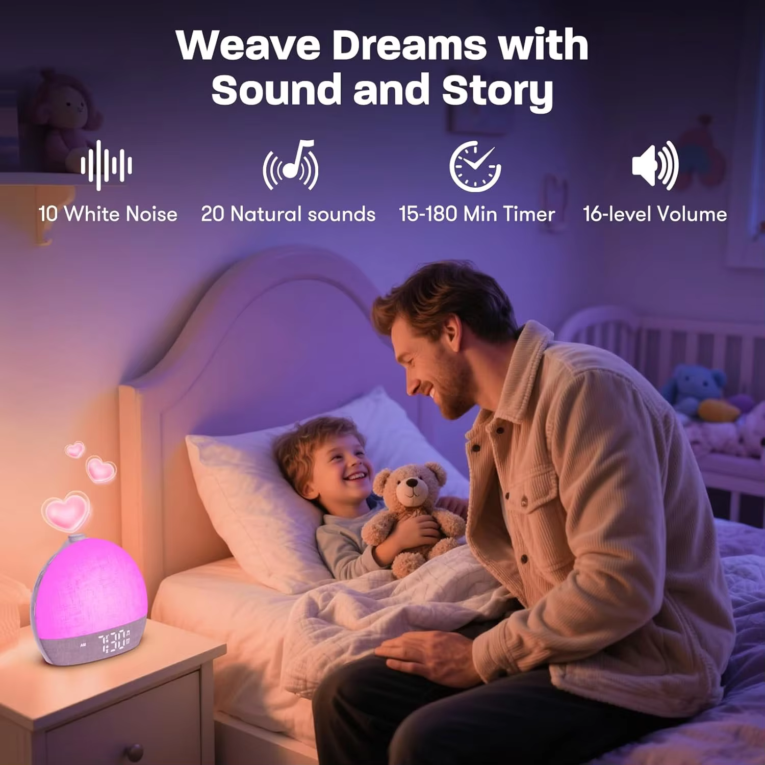 Sunrise Wake-Up Light Clock