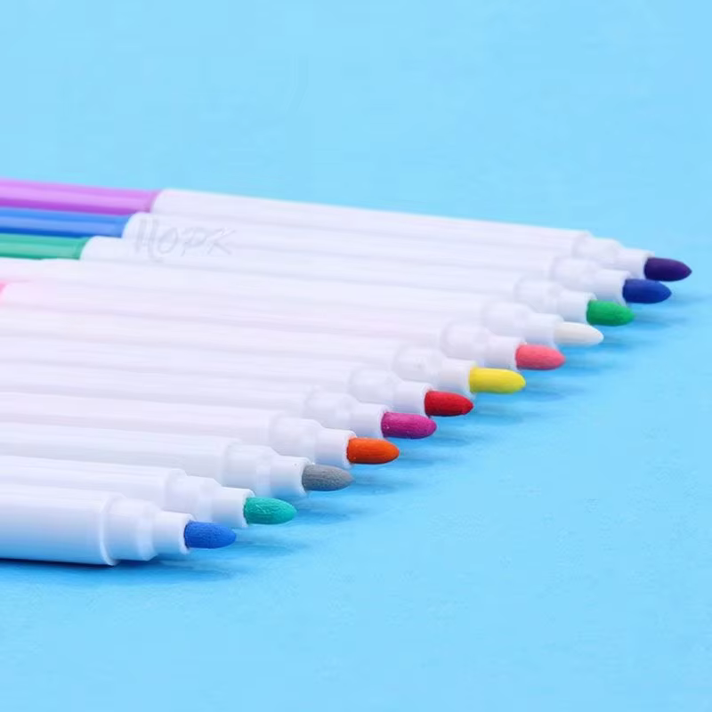 White liquid chalk pens