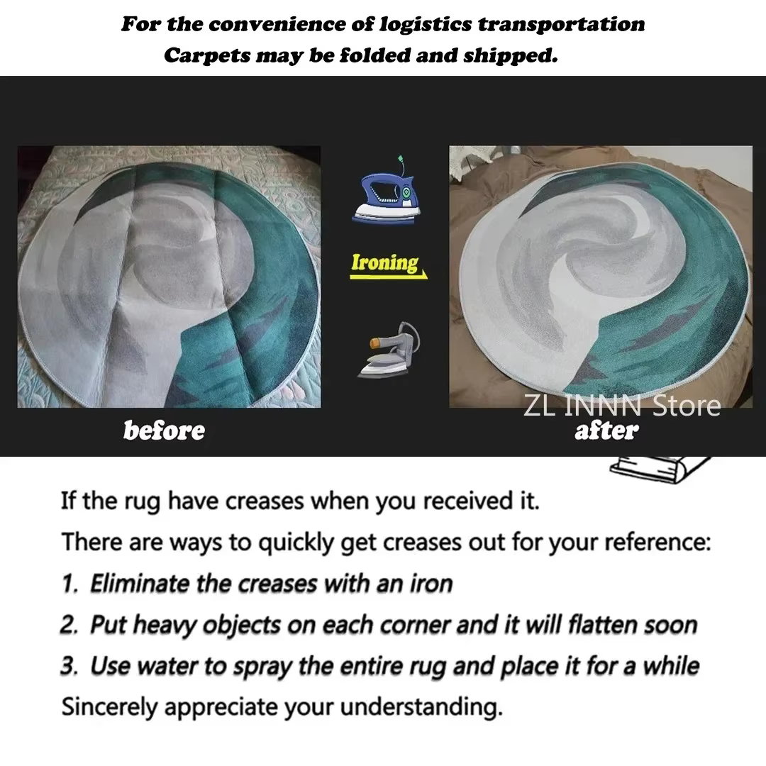 Cream Oval Cloud Rug