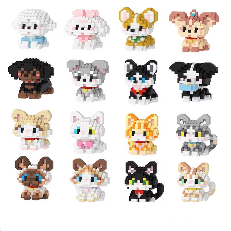 Mini pet building blocks – Lilvelle Chanukah gift guide