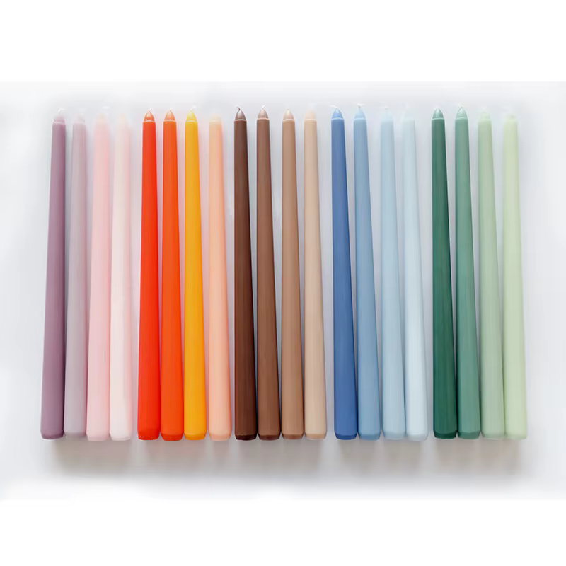 Tall taper candles, 30cm (4)