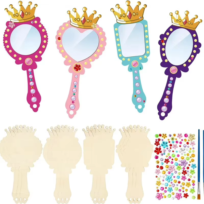 Decorate-your-own wooden mirrors (12) – Lilvelle Chanukah party finds