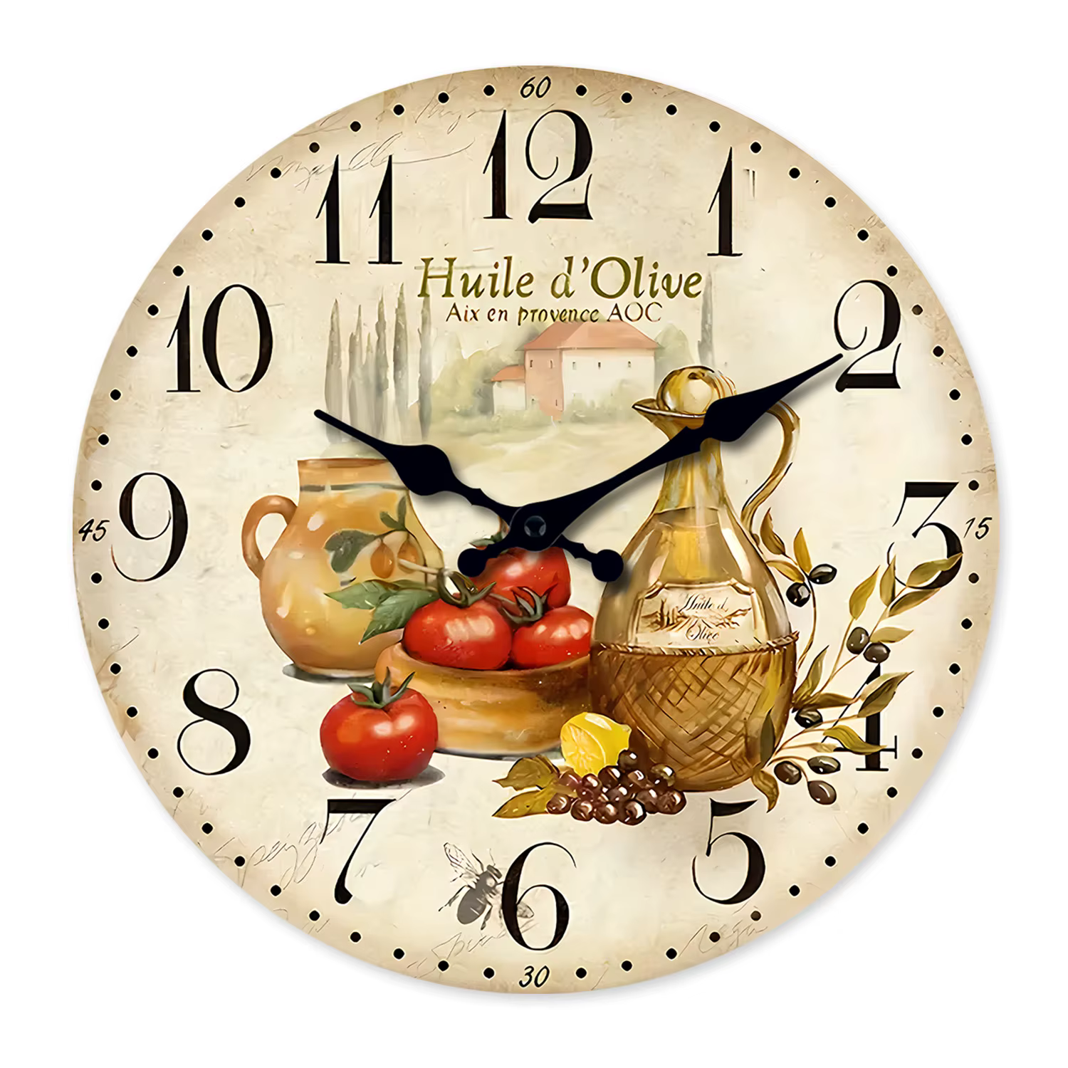 Provence Vintage Wooden Wall Clock – Lilvelle Home & Wall find