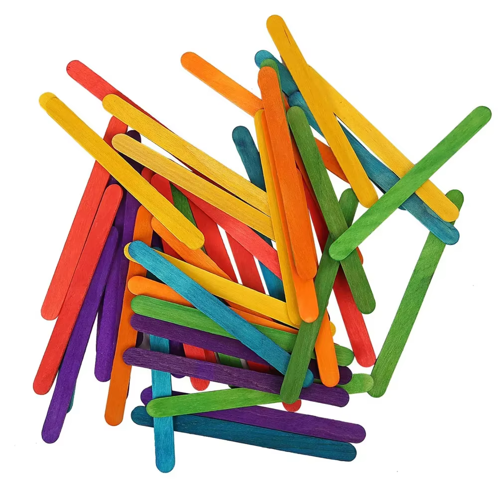 Coloured craft sticks (50)