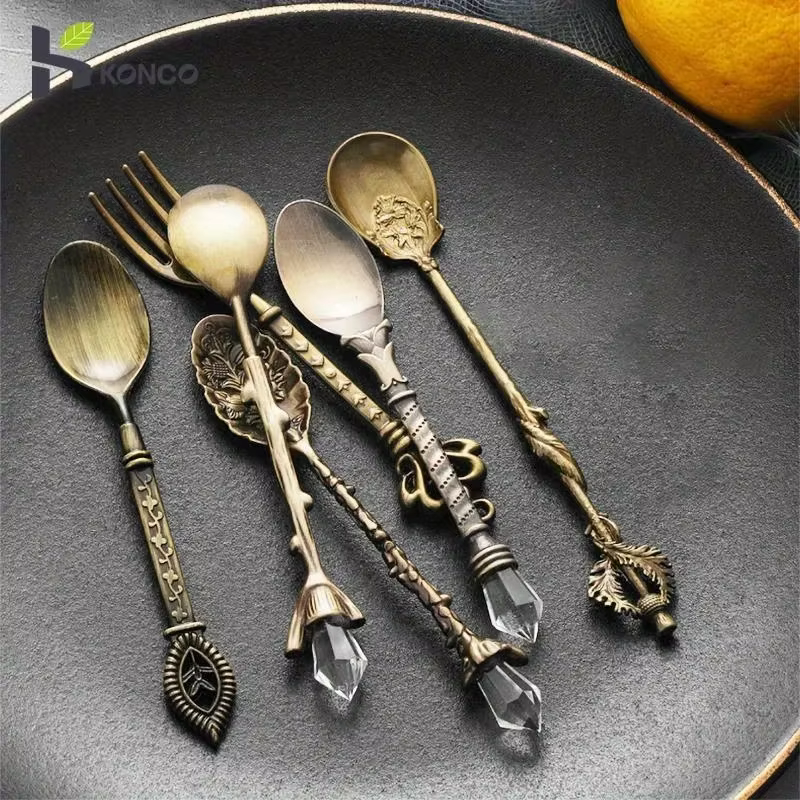 Gold Coffee Spoons Set